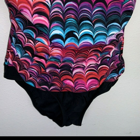 Croft & Barrow Swimwear Bathing Suit 1 Pc Sz: 10 - Picture 2 of 7